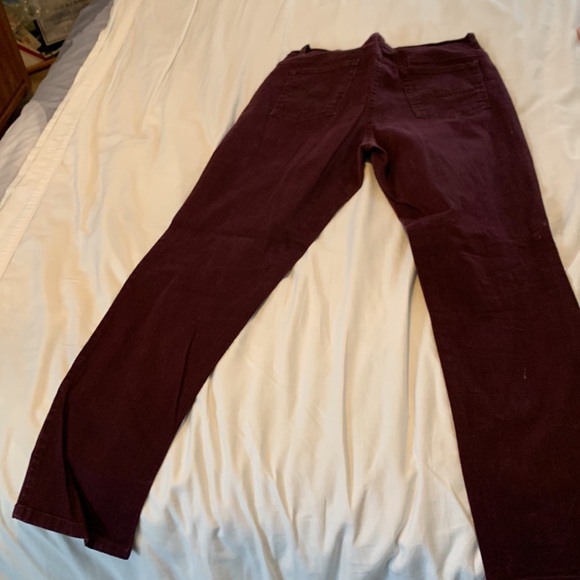 Jeans, $28 each, 1 -Dark Blue, 1 - burgundy, Style & Co. Size 12, tummy control. - Picture 2 of 9